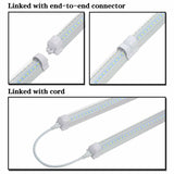 4' T8 INTEGRATED LED TUBE LIGHTS - 6500K - 22W - CLEAR